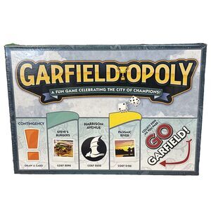 Late for the Sky Garfield-Opoly Board Game - Brand New Sealed - Hard to find!
